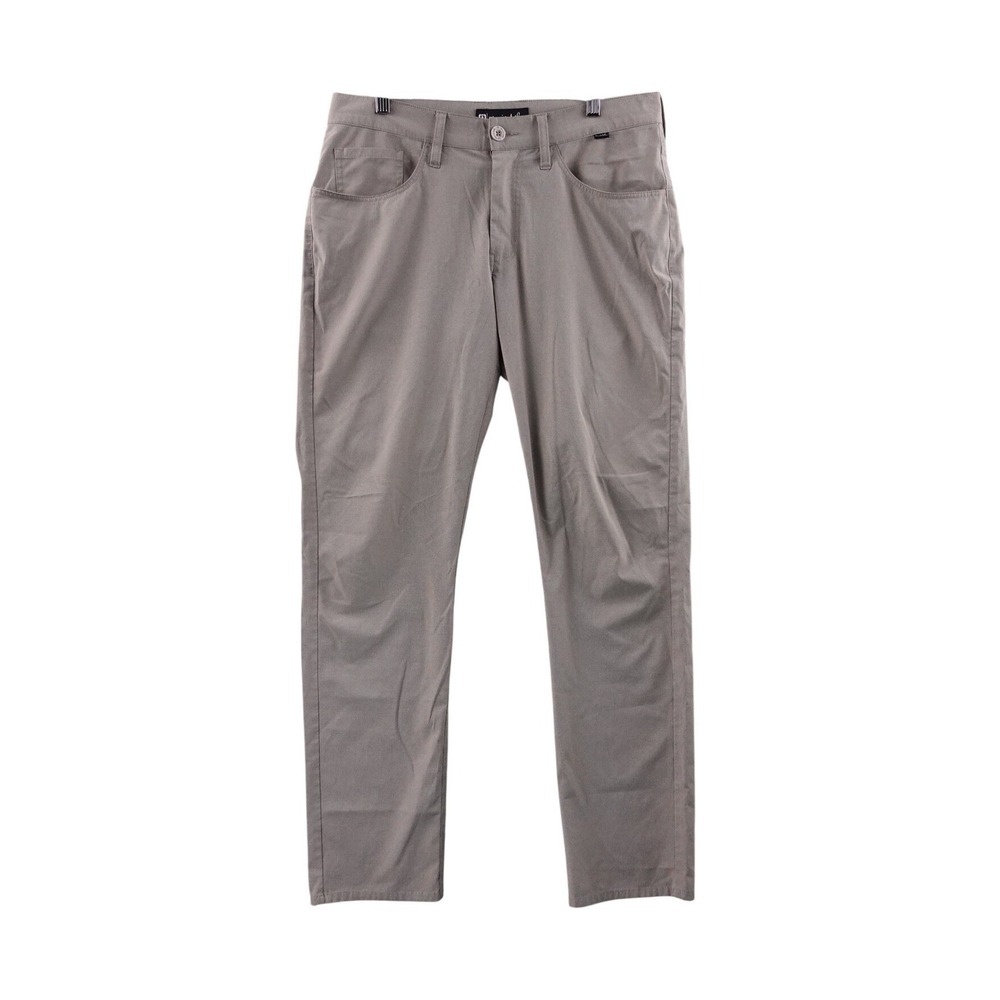 TravisMathew Mens Tan Chino Pants Size 32 Polyester Spandex Blend Casual Golf